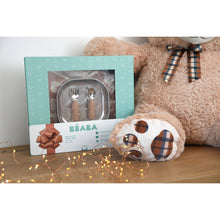 Load image into Gallery viewer, Beaba Stainless Steel Baby Meal Gift Set - Savannah Bloom