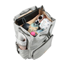 Load image into Gallery viewer, Beaba Vancouver Nappy Bag Backpack - Heather Grey