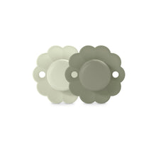 Load image into Gallery viewer, Suavinex Wonder Soother 6-18 Months 2 Pack - Almost Aqua/Hedge Green