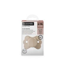 Load image into Gallery viewer, Suavinex Wonderland Butterfly SX Pro Soother 6-18months - Irish Cream