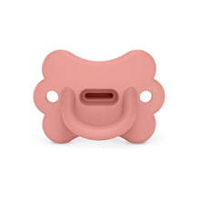 Load image into Gallery viewer, Suavinex Colour Essence Butterfly All Silicone SX Pro Soother 6-18 Months - Peach Pink