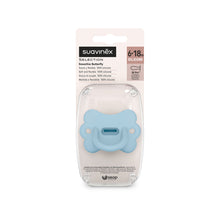 Load image into Gallery viewer, Suavinex Colour Essence Butterfly All Silicone SX Pro Soother 6-18 Months - Infinity Blue