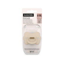 Load image into Gallery viewer, Suavinex Colour Essence Butterfly All Silicone SX Pro Soother 6-18 Months - Irish Cream