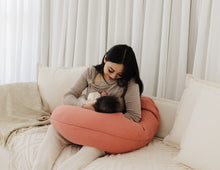 Load image into Gallery viewer, Theraline Muslin Maternity & Nursing Pillow - Terracotta