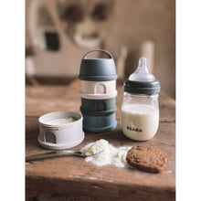 Load image into Gallery viewer, Beaba Formula and Snacks Container - Mineral Grey/Blue