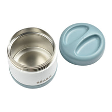 Load image into Gallery viewer, Béaba Stainless Steel Isothermal Portion 500ml - Baltic Blue / White (1)