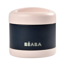 Load image into Gallery viewer, Béaba Stainless Steel Isothermal Portion 500ml - Light Pink / Night Blue