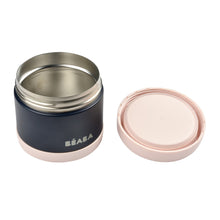 Load image into Gallery viewer, Béaba Stainless Steel Isothermal Portion 500ml - Light Pink / Night Blue (1)