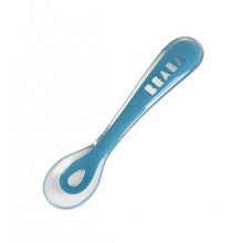 Load image into Gallery viewer, Beaba Beaba 2nd Stage Soft Silicone Spoon - Blue