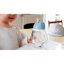 Load image into Gallery viewer, Beaba Straw Cup 300ml - Windy Blue