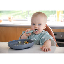 Load image into Gallery viewer, Beaba Fork & Spoon Stainless Steel Pre-Cutlery - Sage Green