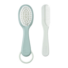 Load image into Gallery viewer, Beaba Baby Brush & Comb - Green Blue