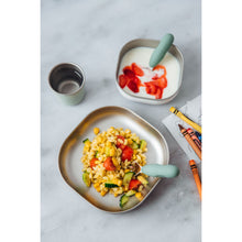 Load image into Gallery viewer, Beaba Stainless steel meal set - Sage green
