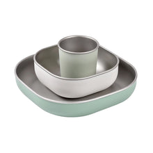 Load image into Gallery viewer, Beaba Stainless steel meal set - Sage green
