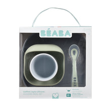 Load image into Gallery viewer, Beaba Silicone Suction Meal Set - Cloud Blue
