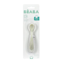 Load image into Gallery viewer, Beaba 2nd Stage Silicone Spoon - Misty Green
