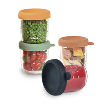 Load image into Gallery viewer, Beaba Glass Jars 4 Pack - 250ml

