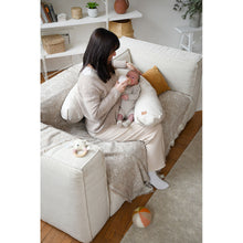Load image into Gallery viewer, Beaba Big Flopsy Maternity &amp; Nursing Pillow - Print Linen Natural
