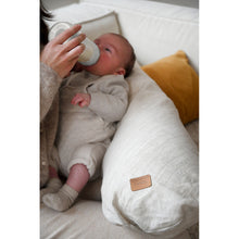 Load image into Gallery viewer, Beaba Big Flopsy Maternity &amp; Nursing Pillow - Print Linen Natural
