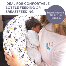 Load image into Gallery viewer, Beaba Big Flopsy Maternity &amp; Nursing Pillow - Print Linen Natural
