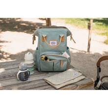 Load image into Gallery viewer, Beaba Wellington Nappy Bag Backpack - Sage Green
