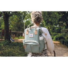 Load image into Gallery viewer, Beaba Wellington Nappy Bag Backpack - Sage Green
