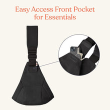 Load image into Gallery viewer, Ergobaby Upsie Sling Carrier - Onyx Black
