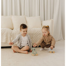 Load image into Gallery viewer, Bubble Wooden Elephant Pull Along Toy
