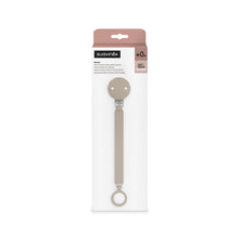 Load image into Gallery viewer, Suavinex Wonder Silicone Soother Clip - Gray Cloud
