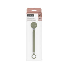 Load image into Gallery viewer, Suavinex Wonder Silicone Soother Clip - Hedge Green
