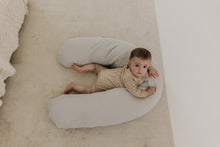 Load image into Gallery viewer, Theraline Muslin Maternity &amp; Nursing Pillow - Light Grey
