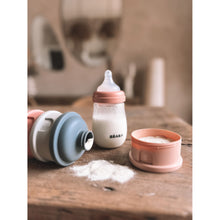 Load image into Gallery viewer, Beaba Formula and Snacks Container - Mineral Grey/Pink
