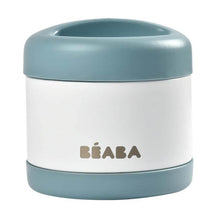 Load image into Gallery viewer, Béaba Stainless Steel Isothermal Portion 500ml - Baltic Blue / White
