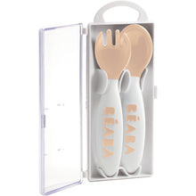 Load image into Gallery viewer, Beaba 2nd Stage Training Fork and Spoon - Nude (1)

