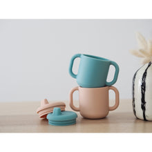 Load image into Gallery viewer, Beaba Silicone Learning Cup with Spout Lid - Pink
