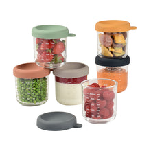 Load image into Gallery viewer, Beaba Glass Portion Jars 250ml 6 Pack
